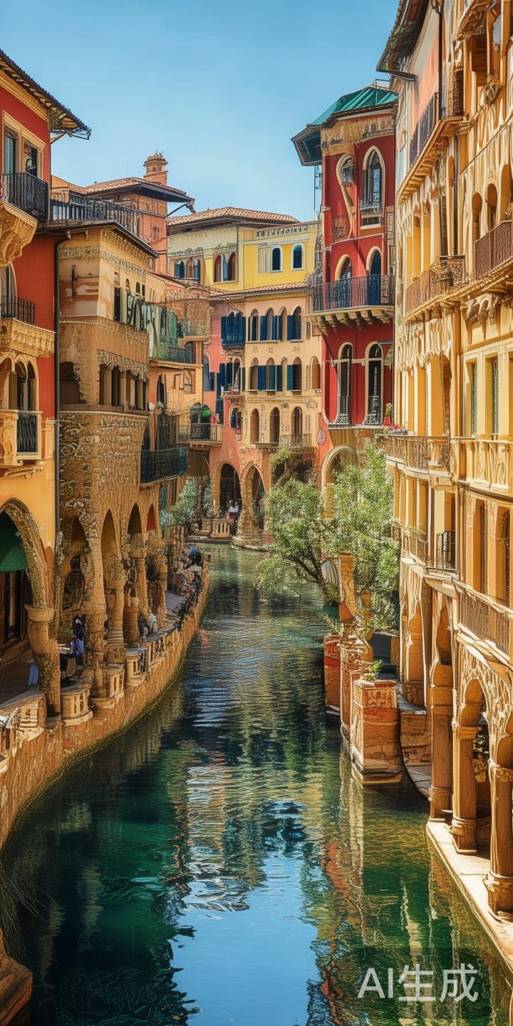 此外，度假村在建筑细节上尤为用心，运用了传统的意式